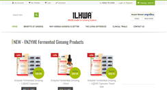 Desktop Screenshot of ilhwakoreanginseng.com